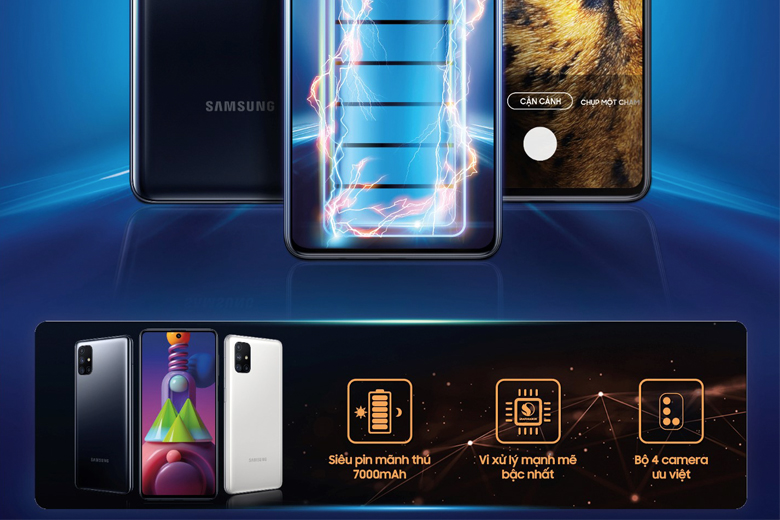 Samsung chính thức ra mắt Galaxy M51 Dung lượng pin lên đến 7000mAh